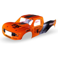 Traxxas Desert Racer Fox karosszéria - festett, alkatrész a Traxxas Unlimited Desert Racer RC modellautóhoz.