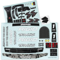 Traxxas matricák RC modellautóhoz Unlimited Desert Racer Rigid.