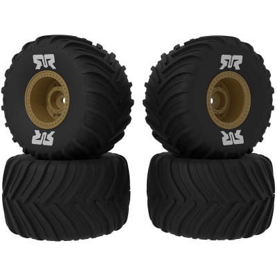 Arrma kolo s pneu dBoots Chevron MT, disk bronzový (4): GROM