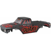 Alkatrész Arrma Grom RC autómodellekhez: Quake karosszéria piros.