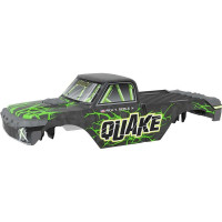Alkatrész Arrma Grom RC autómodellekhez: Quake karosszéria zöld.