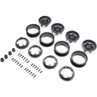 Axial SCX10 III (Toyota SR5) RC autómodellek alkatrésze: Trail-Gear 1.9 kormány, beadlock gyűrű (4).