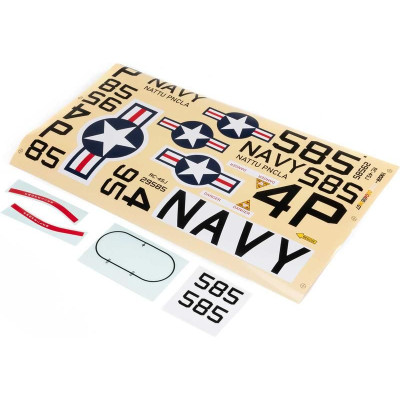 E-flite matricák Navy: RC-45J 1,5m