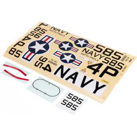 E-flite matricák Navy: RC-45J 1,5m