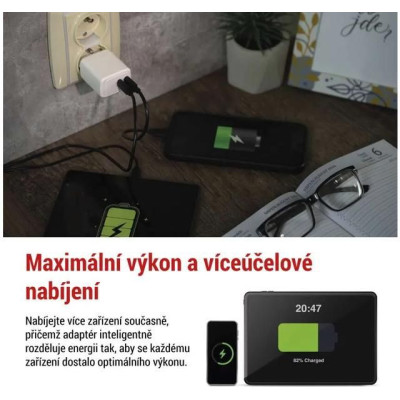 Síťový USB adaptér (zdroj) GaN PD 35W