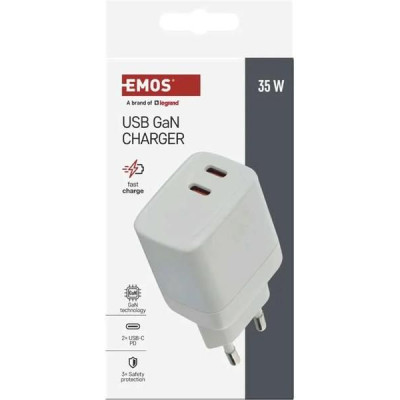 Síťový USB adaptér (zdroj) GaN PD 35W