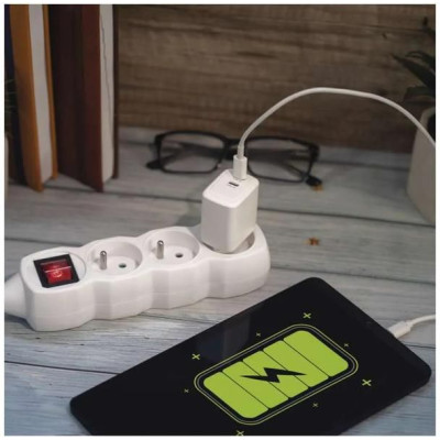 Síťový USB adaptér (zdroj) GaN PD 35W