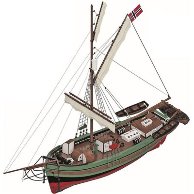 Modell-Tec Gjoa kutató vitorláshajó 1:50 méretarányú készlet