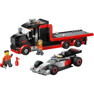 LEGO City – F1® kiállítási teherautó Audi F1® versenyautóval