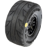 Komplett Pro-Line kerekek 1:16 Mojave GROM RC autó modellekhez. Méret ⌀64x27mm. A Split Six tárcsafék fekete. Vector gumik, M2 (közepes) keménységű gumik. A hajtókar egy 12 mm-es hatszögletű kerék.