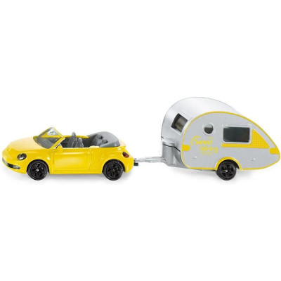 SIKU Blister - lakókocsival ellátott személyautó