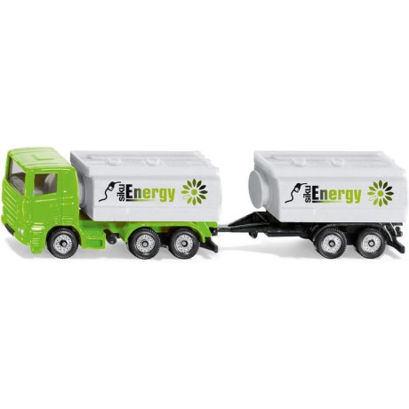 SIKU Blister - teherautó tartállyal és pótkocsival