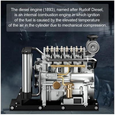 Teching dieselový motor Mini