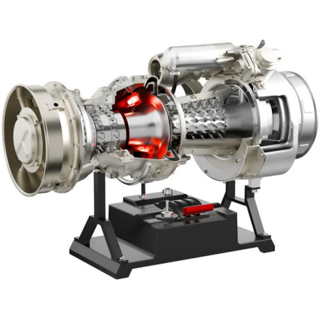 Teching trubohřídelový motor