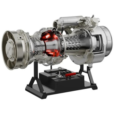 Teching trubohřídelový motor