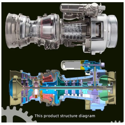 Teching trubohřídelový motor