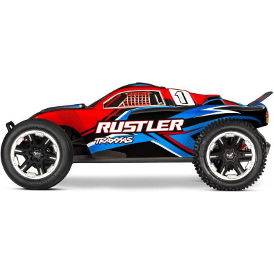 Traxxas Rustler 1:10 HD RTR modrý