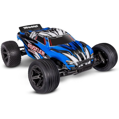 Traxxas Rustler 1:10 HD RTR modrý