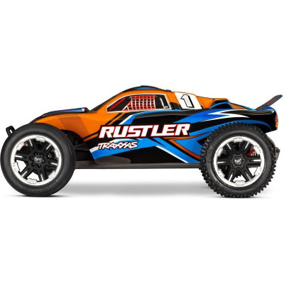 Traxxas Rustler 1:10 HD RTR oražový