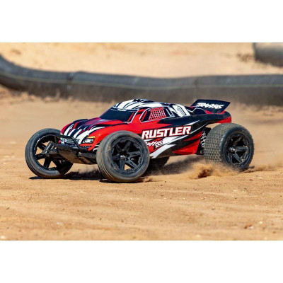 Traxxas Rustler 1:10 HD RTR červený