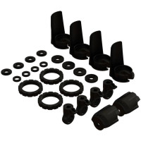 Pro-Line műanyag lengéscsillapító alkatrész készlet, PowerStroke lengéscsillapítókhoz (PRO642200) tervezett alkatrész 1:14-18 méretarányú modellekhez (Arrma Grom - Granite, Mojave, Typhon).