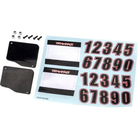 Traxxas panel pro startovní číslo