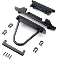 Alkatrész az Axial SCX10 III Jeep CJ-7 RC modellautóhoz: első, hátsó lökhárító. 4 vonószemmel.