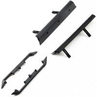 Alkatrész az Axial SCX10 III Jeep CJ-7 RC modellautóhoz: védőtalp bal, jobb.