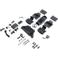 Alkatrész az Axial SCX10 III Jeep CJ-7 RC modellautóhoz: karosszéria kiegészítők. LED dióda foglalatokat is tartalmaz.