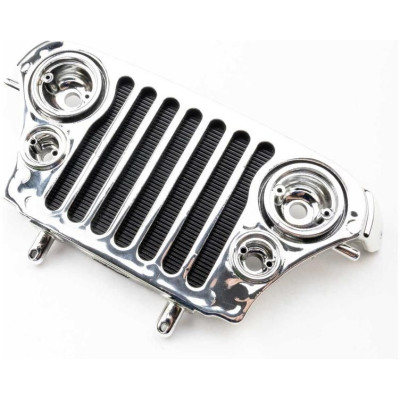 Axial chladič chromový: SCX10 III Jeep CJ7