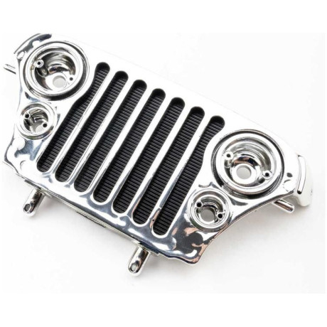 Axial chladič chromový: SCX10 III Jeep CJ7