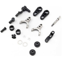 Alkatrész Axial SCX10 III RC autómodellekhez: Dig 2 sebességváltó kar, tengelykészlet. Tartalmazza a 2 sebességes DIG váltó összes alkatrészét. Kompatibilis az LCX váltóval.