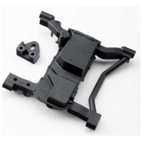 Alkatrész Axial SCX10 III RC autómodellekhez: kormánytartó.