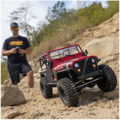 Axial SCX10 III Jeep CJ-7 1:10 4WD RTR červená
