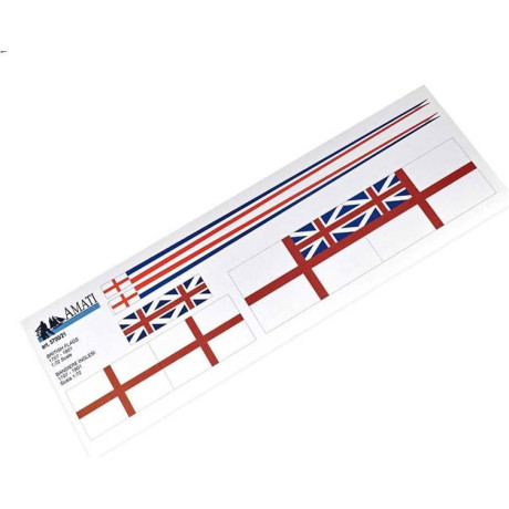 AMATI Sada vlajek Británie Vanguard 1:72