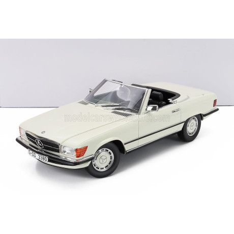 12ART FINE MODEL CARS MERCEDES BENZ SL-CLASS 380SL (R107) 1983 - CLASSIC WHITE 1/12