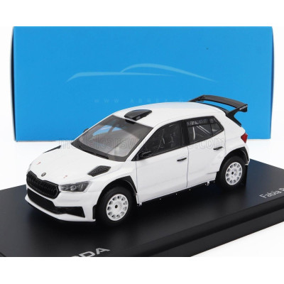 ABREX ŠKODA FABIA IV RS RALLY2 2022 - WHITE 1/43