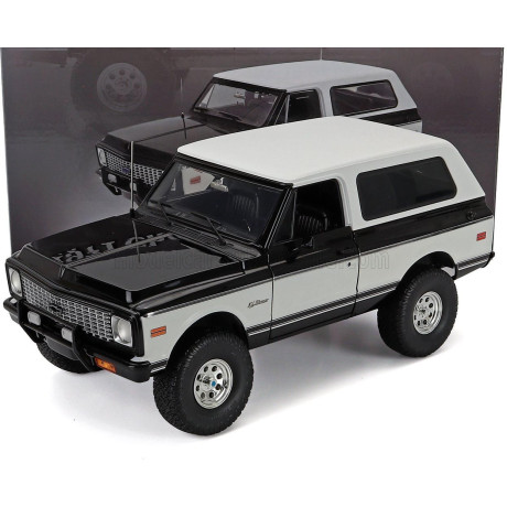 ACME MODELS CHEVROLET BLAZER K5 OFFROAD HARD-TOP 1971 - BLACK WHITE 1/18