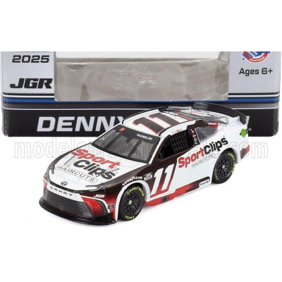 ACTION TOYOTA CAMRY TEAM JGR N 11 NASCAR CUP SERIES 2025 DENNY HAMLIN - WHITE BLACK 1/64