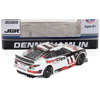 ACTION TOYOTA CAMRY TEAM JGR N 11 NASCAR CUP SERIES 2025 DENNY HAMLIN - WHITE BLACK 1/64