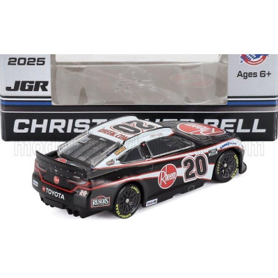 ACTION TOYOTA CAMRY TEAM JGR N 20 NASCAR CUP SERIES 2025 CHRISTOPHER BELL - BLACK WHITE 1/64
