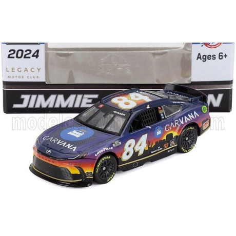 ACTION TOYOTA CAMRY TEAM LEGACY MOTOR CLUB N 84 NASCAR CUP SERIES 2024 JIMMIE JOHNSON - PURPLE 1/64
