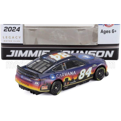 ACTION TOYOTA CAMRY TEAM LEGACY MOTOR CLUB N 84 NASCAR CUP SERIES 2024 JIMMIE JOHNSON - PURPLE 1/64