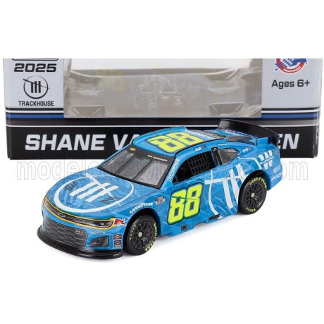 ACTION CHEVROLET CAMARO ZL1 TEAM TRACKHOUSE N 88 NASCAR CUP SERIES 2025 SHANE VAN GISBERGEN - BLUE 1/64