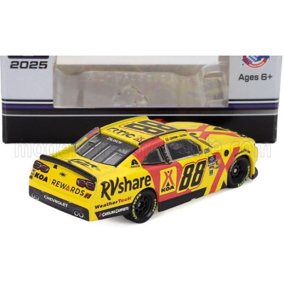 ACTION CHEVROLET CAMARO TEAM KOA RV SHARE N 88 NASCAR CUP SERIES 2025 CONNOR ZILISCH - YELLOW RED 1/64