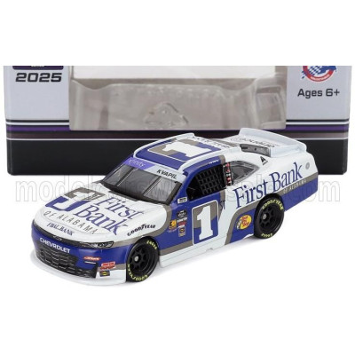 ACTION CHEVROLET CAMARO TEAM FIRST BANK N 1 NASCAR CUP SERIES 2025 CARSON KVAPIL - WHITE BLUE 1/64