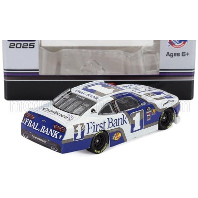 ACTION CHEVROLET CAMARO TEAM FIRST BANK N 1 NASCAR CUP SERIES 2025 CARSON KVAPIL - WHITE BLUE 1/64