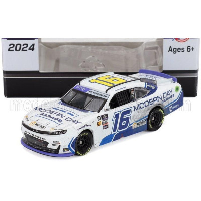 ACTION CHEVROLET CAMARO TEAM MODERN DAY GARAGE N 16 NASCAR CUP SERIES 2024 AJ ALLMENDINGER - WHITE BLUE 1/64
