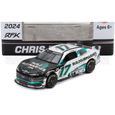 ACTION CHEVROLET CAMARO TEAM JKF N 17 NASCAR CUP SERIES 2024 CHRIS BUESCHER - WHITE BLACK GREEN 1/64