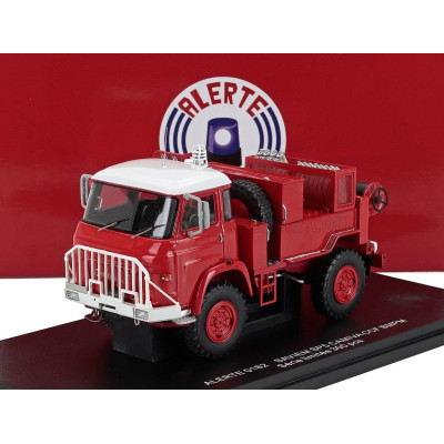 ALERTE SAVIEM SP5 CAMIVA TANKER TRUCK CCF BMPM SAPEURS POMPIERS 1976 - RED WHITE 1/43